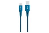 USB kaapelit - GreyLime Braided USB-A to USB-C Cable Blue 3 m - C21AC3M01