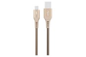 USB kaapelit - GreyLime Braided USB-A to USB-C Cable Beige 3 m - C21AC3M02