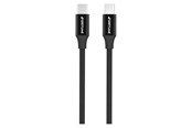 USB kaapelit - GreyLime Braided USB-C to USB-C 60W Cable Black 1 m - C21C60C1M04