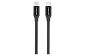 USB kaapelit - GreyLime Braided USB-C to USB-C 60W Cable Black 2 m - C21C60C2M04