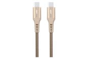 USB kaapelit - GreyLime Braided USB-C to USB-C 60W Cable Beige 3 m - C21C60C3M02