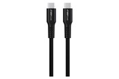 USB kaapelit - GreyLime Braided USB-C to USB-C 60W Cable Black 3 m - C21C60C3M04