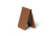 Puhelin - Muut lisävarusteet - Mujjo Magsafe Wallet Stand in Luxurious Velore Leather - Tan - MUJJO-WS-001-TN
