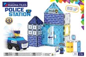 Rakennussarjat - Magna-Tiles Police Station 35 pcs - 90352