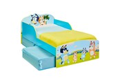 Lastenhuone - Bluey Kids Toddler Bed with Storage Drawers - 10007