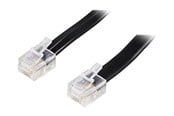 Verkkokaapelit - Deltaco phone cable - 5 m - black - Musta - 5m - DEL-161B