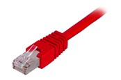 Verkkokaapelit - Deltaco LAN CAT 6 - F/UTP - Punainen - 0.3m - STP-603R