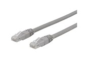 Verkkokaapelit - Deltaco patch cable - 1.5 m - grey - Harmaa - 1m - TP-611AU