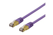 Verkkokaapelit - Deltaco SFTP-61PAH - patch cable - 1 m - purple - Purppura - 1meter - SFTP-61PAH