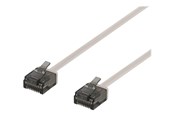 Verkkokaapelit - Deltaco patch cable - 1 m - grey - Harmaa - 1meter - UUTP-2020