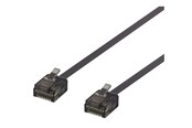 Verkkokaapelit - Deltaco patch cable - 1 m - black - Musta - 1m - UUTP-2027