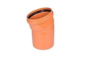 Viemäröinti - Wavin PVC bend 15° 400mm - 550525