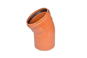 Viemäröinti - Wavin PVC bend 30° 250mm - 550518