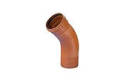 Viemäröinti - Wavin PVC bend 45° 250mm - 550519