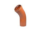 Viemäröinti - Wavin PVC bend 45° 315mm - 550523