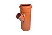 Viemäröinti - Wavin PVC branch pipe 45° 250/110mm - 550907