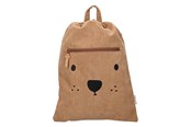 Lisätarvikkeet kouluun - Kidzroom Gym Bag Beary Excited - Brown - 030-00639