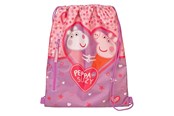 Lisätarvikkeet kouluun - Peppa Pig Gym Bag Peppa & Suzy - PIPB7238