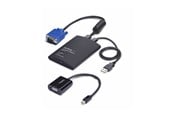 KVM-kytkimet - StarTech.com Portable Laptop Crash Cart Adapter USB/VGA/Mini DisplayPort KVM Console File Transfer and Video Capture - KVM switch - 1 ports - TAA Compliant - NOTECONS02-VGA-MDP