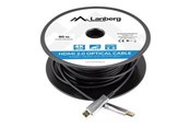 Näyttökaapeli - Lanberg HDMI cable with Ethernet - 80 m - CA-HDMI-20FB-0800-BK