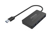 USB hub - Vision - hub - 4 ports USB hub - 4 porttia - USB 3.2 - Musta - TC-USBHUB4P