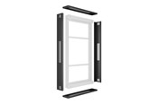 Seinäkiinnitys, AV-kiinnikkeet & AV-kalusteet - Multibrackets M mounting component - for digital signage LCD panel - black - Max 63 kg - recommended for 55" - 7350105219191