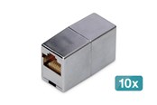 Verkkokaapelit - DIGITUS CAT 5e Modular Coupler (10-Pack) - Hopea - DN-93901-10