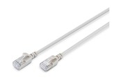 Verkkokaapelit - DIGITUS patch cable - 3 m - grey - Harmaa - 3m - DK-1632-A-030S