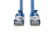 Verkkokaapelit - DIGITUS CAT 6A F-FTP Slim Patch Cord - 0.5m - Sininen - 0.5m - DK-1632-A-005S-B
