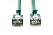 Verkkokaapelit - DIGITUS CAT 6A F-FTP Slim Patch Cord - 0.3m - Vihreä - 0.3m - DK-1632-A-003S-G