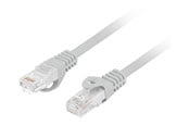 Verkkokaapelit - Lanberg patch cable - 10 m - grey - Harmaa - 10m - PCU6-10CU-1000-S