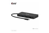 Telakointiasemat - Club 3D - docking station - USB-C - HDMI - 1GbE - CSV-2552