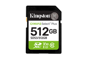 Muistikortti - Kingston Canvas Select Plus Gen3 SDXC - 150MB/s - 512GB - SDS3/512GB