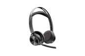 Kuulokkeet - HP Poly Voyager Focus 2-M USB-C-C Headset USB-C/A Adapter Charging Stand - A4HT2AA#AC3