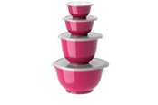 Keittiötarvikkeet - Rosti - Margrethe Bowls - Set of 4 + Lids (Beetroot) - 29966