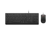Näppäimistöt - Lenovo Essential Wired Combo - Näppäimistö ja Hiirisetti - Norja - Musta - 4X31R64425