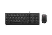 Näppäimistöt - Lenovo Essential Wired Combo - keyboard and mouse set - QWERTY - Swedish/Finnish - black Input Device - Näppäimistö ja Hiirisetti - Ruotsalainen/suomalainen - Musta - 4X31R64433