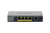 Kytkimet - Netgear 5-Port Gigabit Ethernet Easy Smart PoE+ Switch (63W) - GS105EP-100EUS