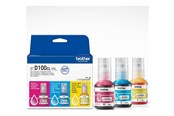 Mustepatruunat, värikasetit ja lisävarusteet - Brother BTD100CL Value Pack - 3-pack - high capacity - yellow cyan magenta - original - ink refill - BTD100CLVAL