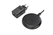 Puhelin - Adapterit & Laturit - RAVPower Wireless 10W Qi Charger incl. Quick Charge 3.0 wall charger Black - RP-PC034