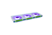 Kotelotuuletin - Lian Li UNI Fan INF 120 (3-pack) - Reverse blade - Kotelotuuletin - 120mm - Valkoinen, RGB-valolla - 32 dBA - G99.12RSLIN3W.00