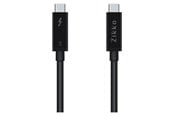USB kaapelit - Zikko 0.8m 100W / 20Gb 8K USB-C Cable 0.8m Black - M-TB080