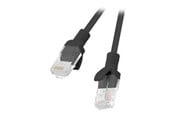 Verkkokaapelit - Lanberg patch cable - RAL 9004 - Black - Musta - 20m - PCU6-10CC-2000-BK