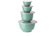 Keittiötarvikkeet - Rosti - Margrethe Bowls - Set of 4 + Lids (Nordic Green) - 29969