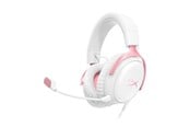 Pelit - lisävarusteet - HyperX Cloud III White/Pink Gaming Headset - Wired Headset - Sony PlayStation 4 - 9W1Q4AA