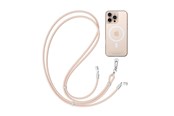 USB kaapelit - Satechi OntheGo Crossbody Lanyard with multi-device charging cable - Desert Rose - ST-LOTGLR