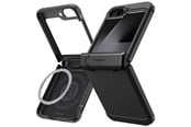 Puhelin - Kannet ja kotelot - Spigen Tough Armor Pro MagSafe - black - Samsung Galaxy Z Flip7 FE/Flip 6 - ACS09807