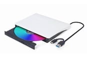 Optiset asemat (DVD / BR / Floppy) - Gembird DVD-USB-031-BW - Ulkoinen - DVD-RW (Poltin) - USB 3.1 Gen 1 - Valkoinen - DVD-USB-031-BW