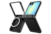 Puhelin - Kannet ja kotelot - Spigen Tough Armor Pro MagSafe - black - Samsung Galaxy Z Flip7 - ACS09561