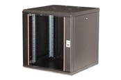 Räkit - Rack - Equip Pro Mount - rack - 600x600 mm with glass door removable and lockable panels assembled - 12U - EPM-12-6060-B-CBAA